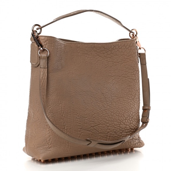 Pebbled Lambskin Darcy Hobo Tan Rose Gold Hardware - Picture 3 of 14